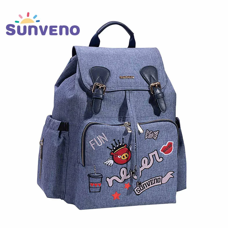 Sunveno модная сумка для подгузников мам Брендовая детская рюкзак Сумка ухода за