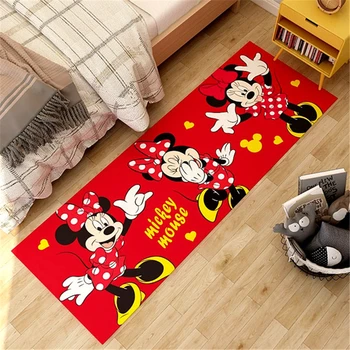 

Red Kids Mickey Doormat Floor Mat Anti-slip Child Playmat Carpet Kitchen Mat Kitchen Carpet Toilet Rug Porch Door