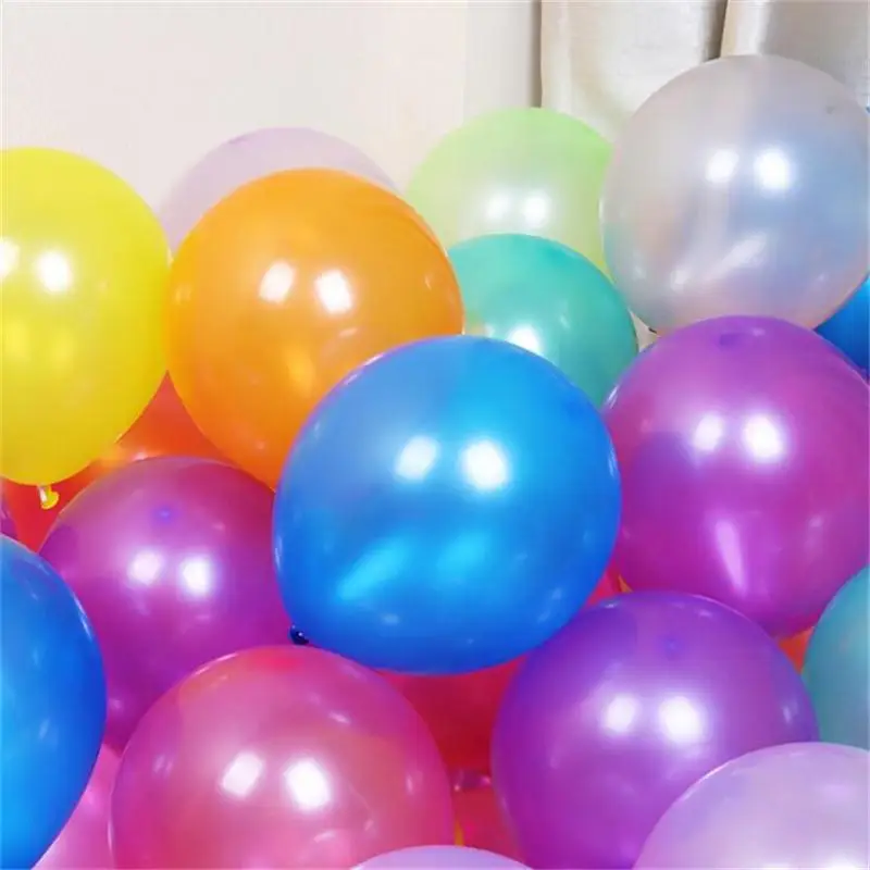 Mixed color 5/10 шт. 1st День рождения украшения Детские игрушки шары 10 ''1,5g жемчужные латексные воздушные шары вечерние украшения Xmas Детские Globos шары - Цвет: Mixed color