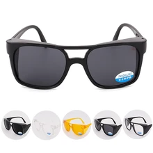 Three Color Safety Glasses Transparent Protective And Work Safety Glasses Wind And Dust Goggles Anti-Fog Medical