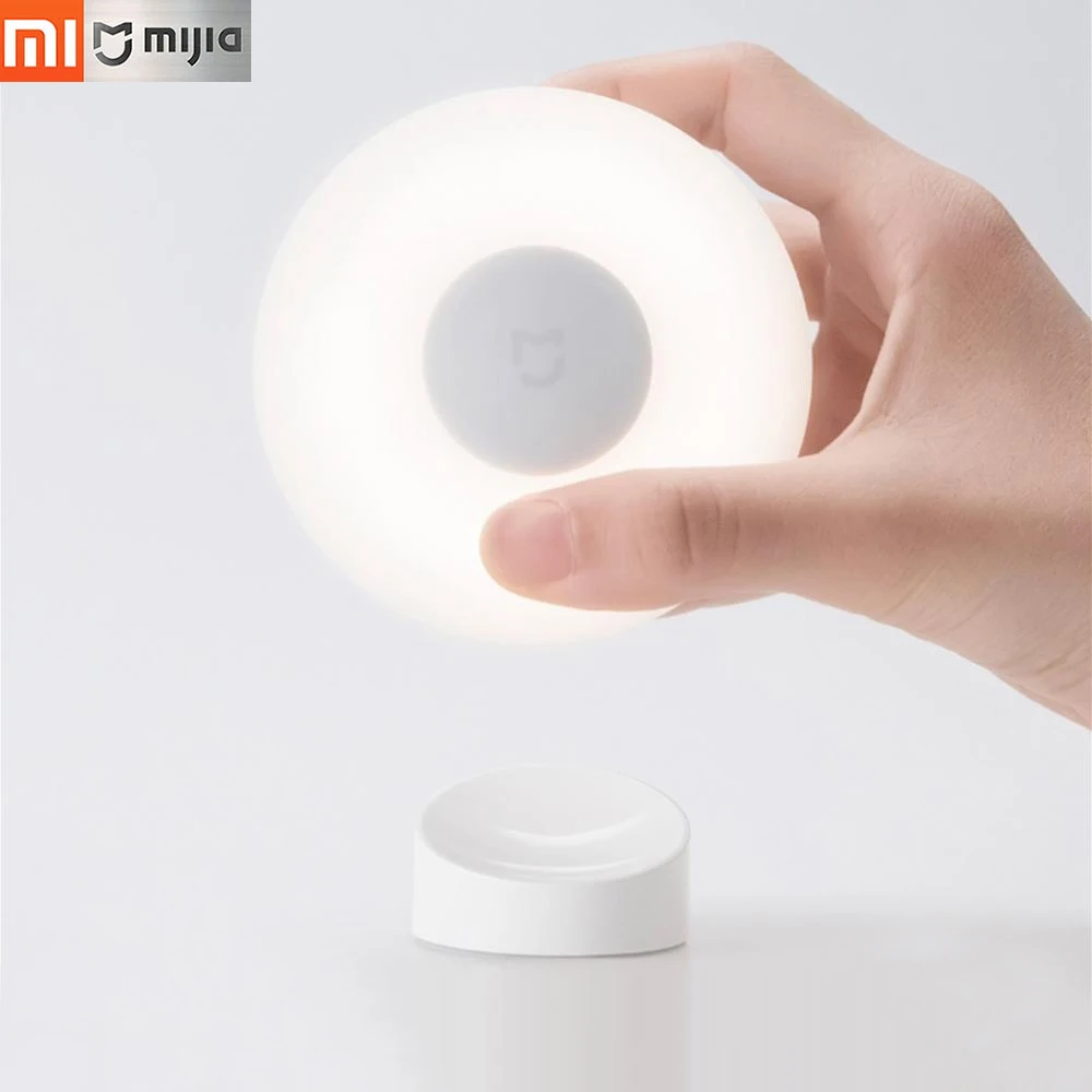 Xiaomi Mijia ночник 2 ночник 2 Инфракрасный нательный датчик и датчик света 360 градусов вращение 2 уровня Регулировка яркости