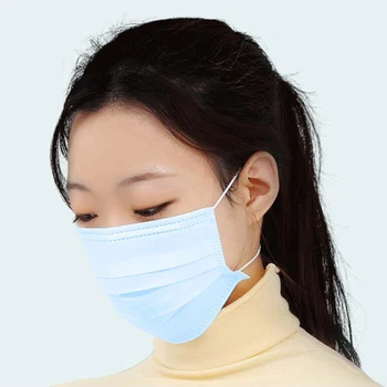 

dust-proof ear-hook blue mask