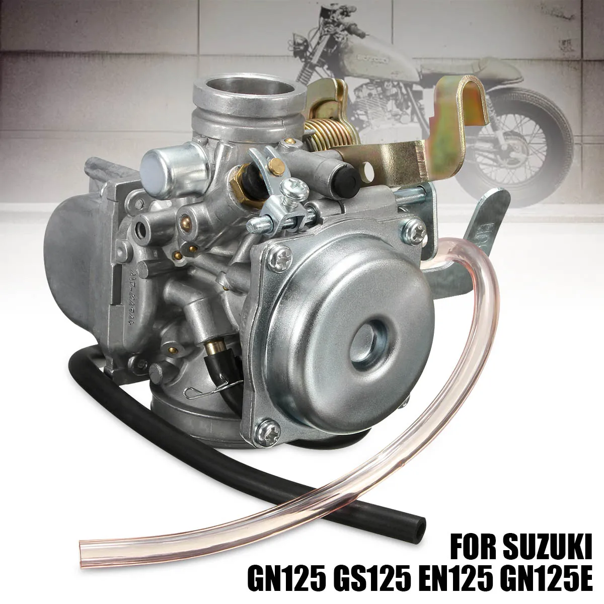 Мотоцикла карбюратор арматура карбюратора для Suzuki GN125 1994 1995 1996 97 98 99 2000 2001 GS125 EN125 GN125E 26 мм мотоцикл части