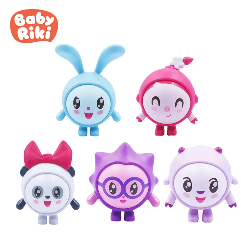 5 шт./компл. оригинальные детские фигурки Рики коллекционные безопасные мягкие