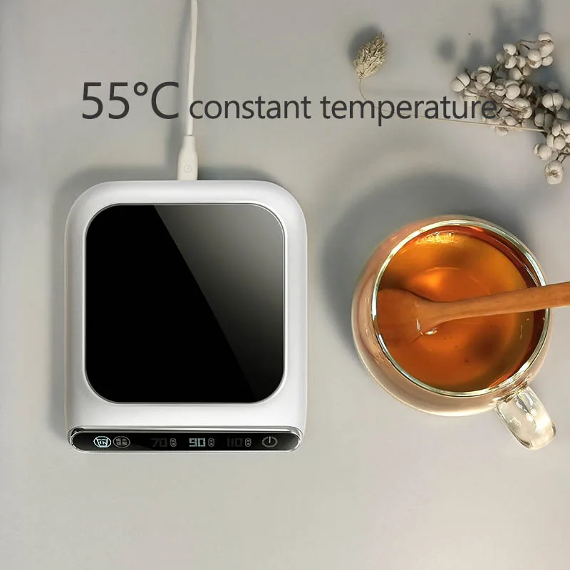 5 в чашка с подогревом чашки подставки нагреватель 3 шестерни USB ChargeThermostat теплая