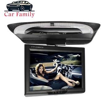 

9 Inch 800*480 Car Roof Mount LCD Color Monitor Flip Down Screen Overhead Multimedia Video Ceiling Roof mount Display