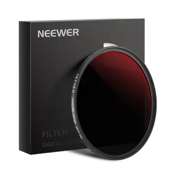 

Neewer 55mm PRO ND1000 Filter, 10 Stop Neutral Density ND Filter, Water/Oil/ Dust Proof Neutral Grey ND Lens Filter