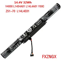 14,4 V 32Wh натуральная L14L4A01 Батарея для lenovo Xiaoxin V4000 Y50C Z41 Z51 Z41-70 Z51-70 L14M4A01 L14M4E01 L14L4E01