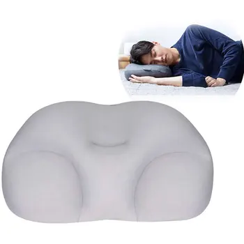 

3D Foam Particle Pillow Deep Sleep Addiction Neck Head Rest Soft Pillow Air Cushion Pressure Relief Washable Travel Sleep Pillow