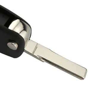 Keyforkesscustodia a 2 pulsanti per telecomando con chiave a conchiglia per Audi TT A2 A4 A6 A8 TT Quattro portachiavi pieghevole CR1620/CR2032 - YIQIXIN custodia a 2 pulsanti per telecomando con chiave a conchiglia per Audi TT A2