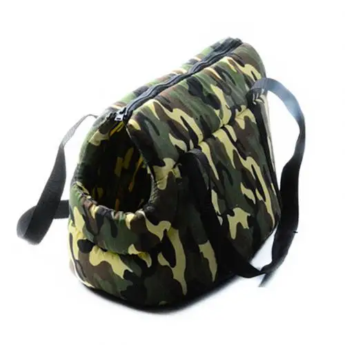 Переноска для собак, щенков на молнии, дышащий, для путешествий, на открытом воздухе, сумка-рюкзак - Цвет: Camouflage