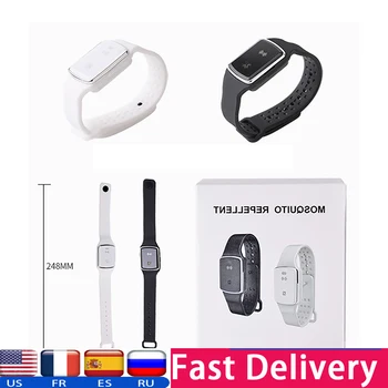 

Portable Electronic Mosquito Repellent Bracelet Waterproof Watch Anti Mosquito Repellent Wristband Pregnant Kids Mosquito TSLM1