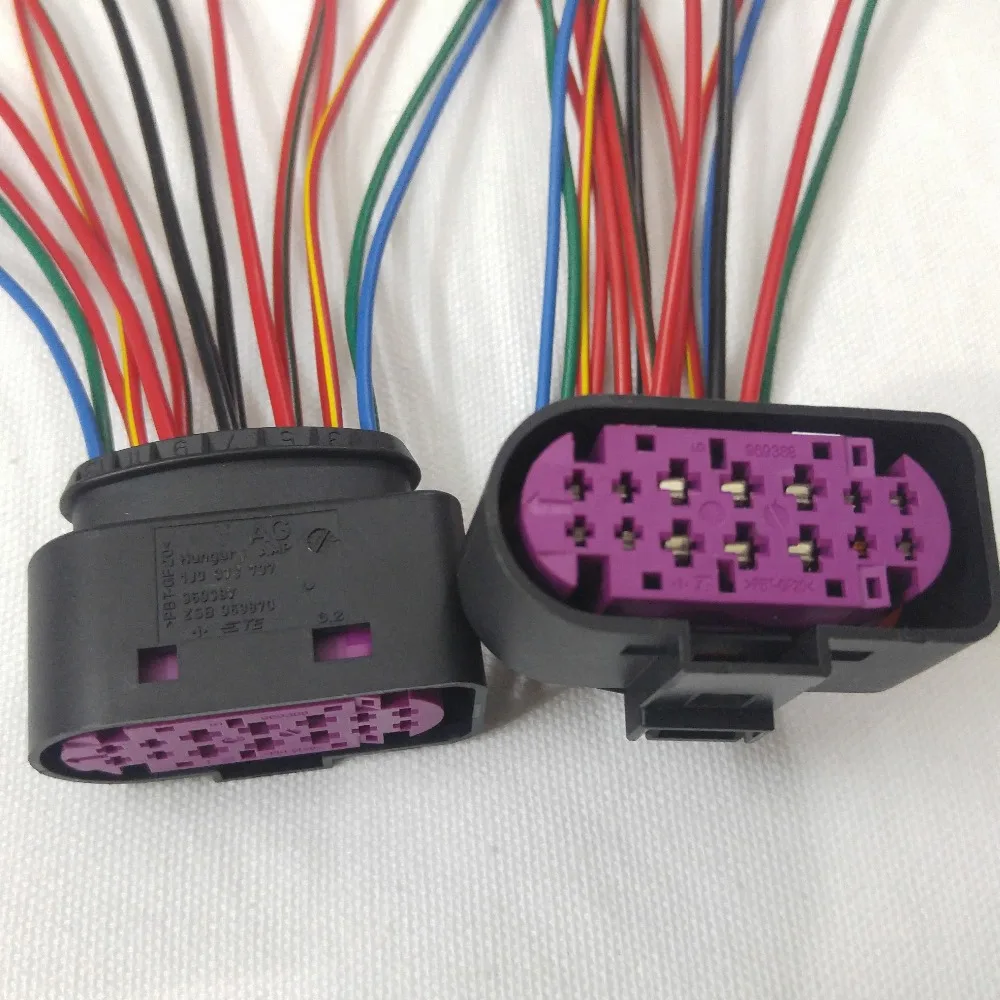 

Новый 1 шт. натуральная ксенон 14pin разъем для Audi VW Skoda сиденье 1J0 973 737 1J0973737
