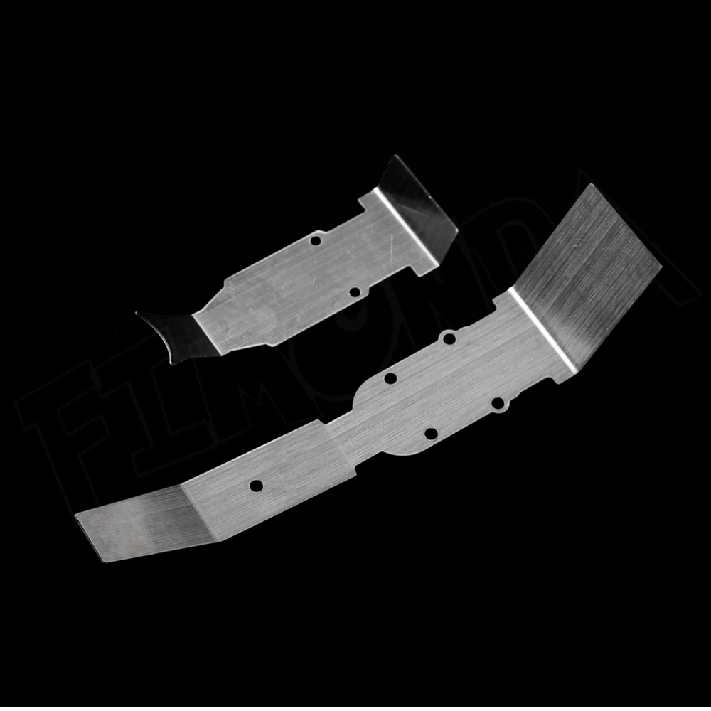 Полный комплект из нержавеющей стали Броня Передняя Задняя ось шасси протектор для 1/10 RC Monster Truck Traxxas SUMMIT E-REVO 1,0 Bigfoot автомобиль