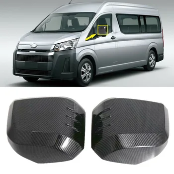 

for Toyota Hiace 2019 Car ABS Carbon Fiber Rear View Side Mirror Car Mirror Protect