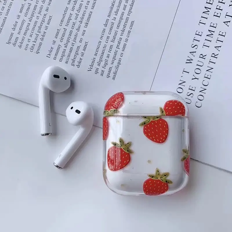 Чехол для наушников для Airpods, чехол, роскошный, скраб, Дамбо, цветок, любовь, Жесткий Чехол для наушников, защитный чехол, аксессуары для Apple Airpods