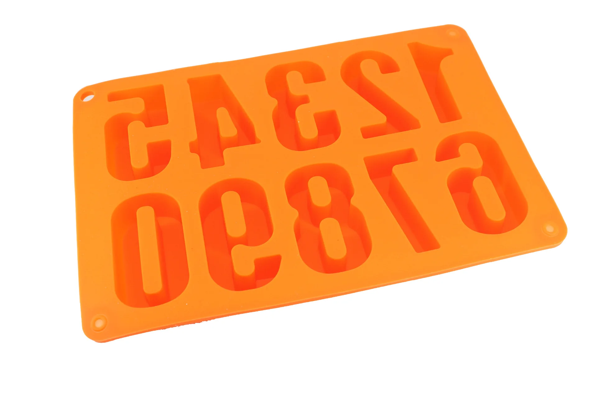 0-9 Digital Silicone Cake Molds 3d Chocolate Cement Molds Wall Decorating Number Mould