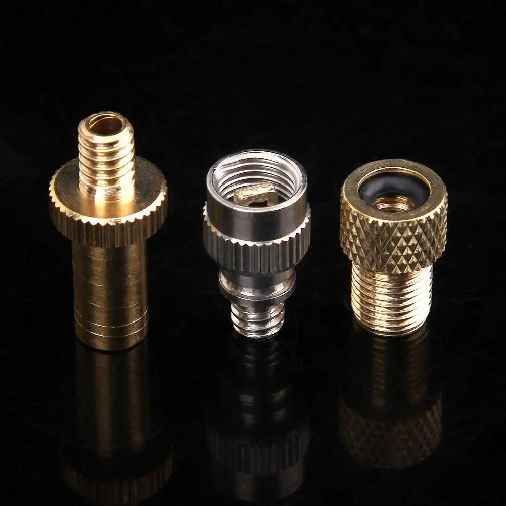 Bike Bicycle Presta to Schrader Valve Adapters+ Presta Valve Extension Pump Tools 3pcs For Mountain Road Bike Adaptor bicycle valve adapter bicycle valve extender bicycle valve tool