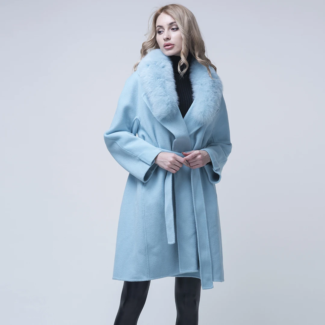 manteau laine cachemire