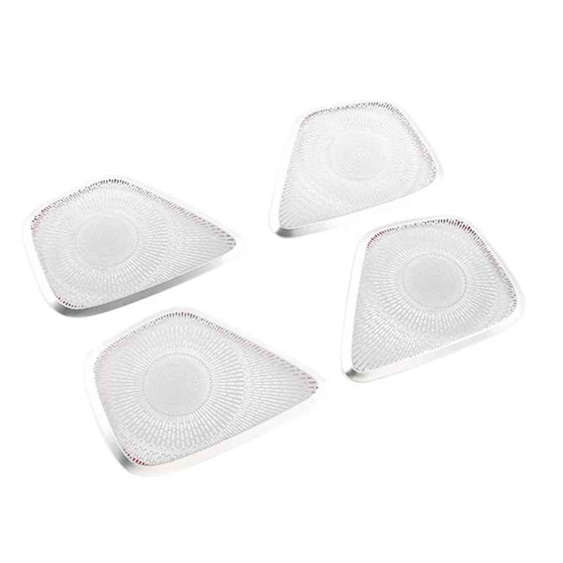 4Pcs Car Aluminum Door Audio Speaker Tweeters Cover Trim for Mercedes Benz GLA Class H247 2020-2021 | Автомобили и мотоциклы