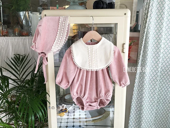 Новый модный Детский боди комплект одежды для маленьких девочек из 3 предметов +