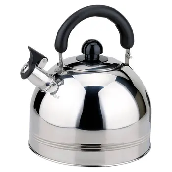 

1pc 6L Whistle Teakettle Household Large Capacity Stainless Steel Heating Water Kettle