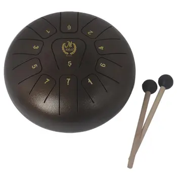

10 inches Steel Tongue Drum Percussion Instrument 11 Notes Steel Tongue Drum
