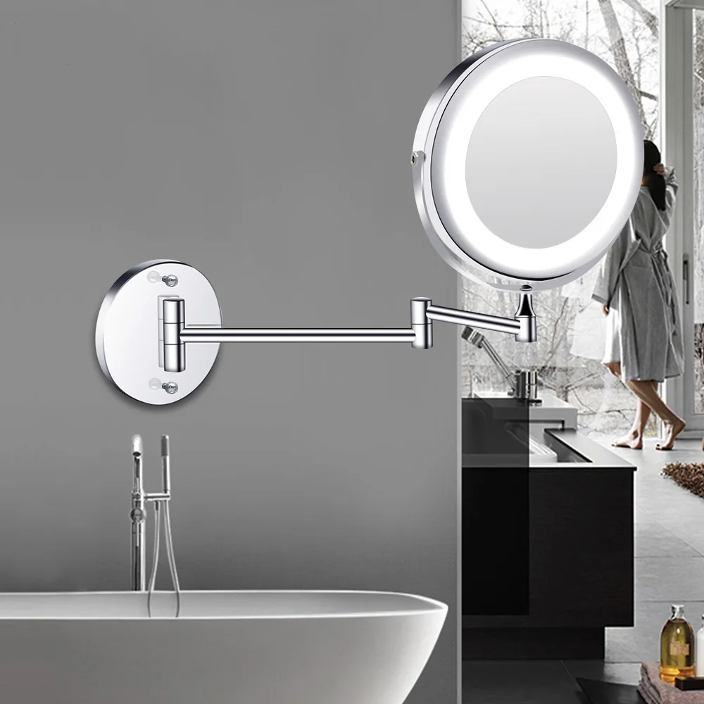 

mounted mirror led mirror adjustable mirror touch USB charging mirror