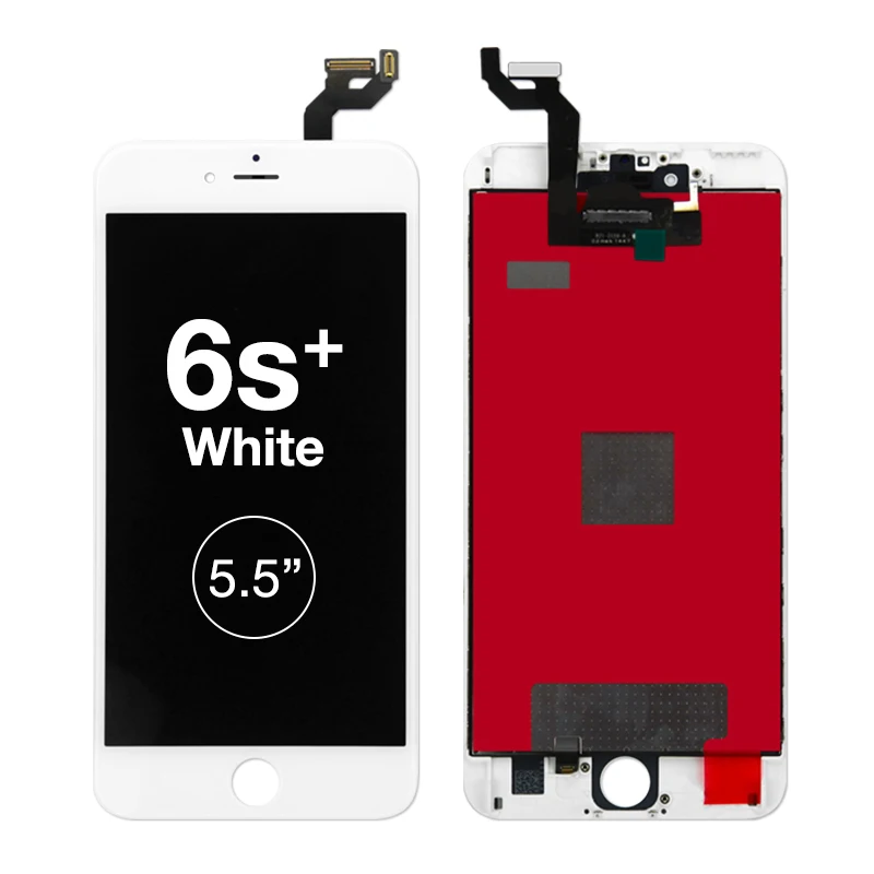 1 шт. 6 plus 6s plus ЖК-дисплей для iPhone 6 6g 6s 7 7g Дисплей AAA сенсорный экран Replalcement кодирующий преобразователь сенсорного экрана в сборе - Цвет: 6S Plus White