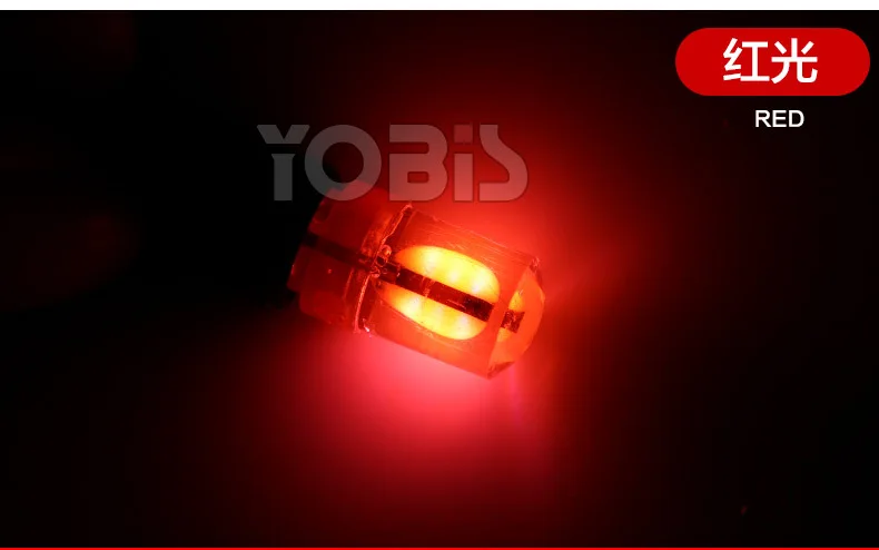 Отличный 'High производители стиль автомобиля T10 Ширина лампы Cob кристалл лампы Выделите красный силикагель водонепроницаемый ширина лампы