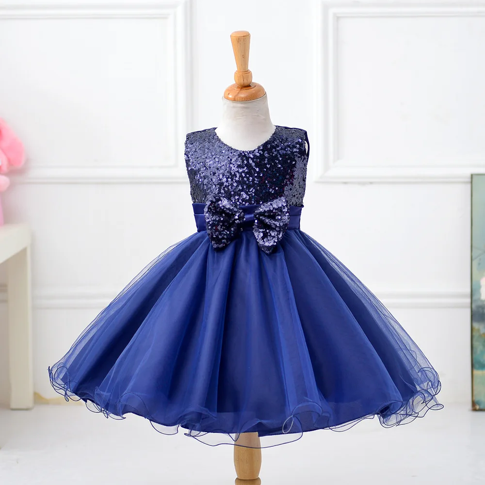 

CHILDREN'S Dress Sequin Flower Boys/Flower Girls Wedding Dress Princess Dress Bow Gauze Child Dress Kids