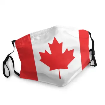 

Canadian Flag Non-Disposable Mouth Face Mask Pattern Anti Haze Dustproof Mask Protection Mask Respirator Mouth Muffle