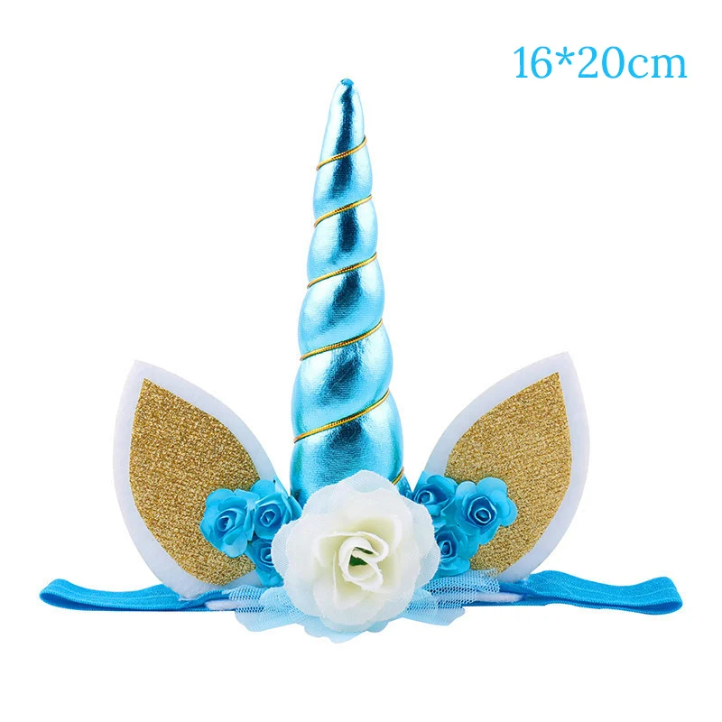 1pcs Blue Headband 1 год, воздушные шары на день рождения для малышей, украшения на день рождения, для детей 1 год, на день рождения, на 1 год, для мальчиков, Детские воздушные шары, вечерние принадлежности - Цвет: 1pcs Blue Headband