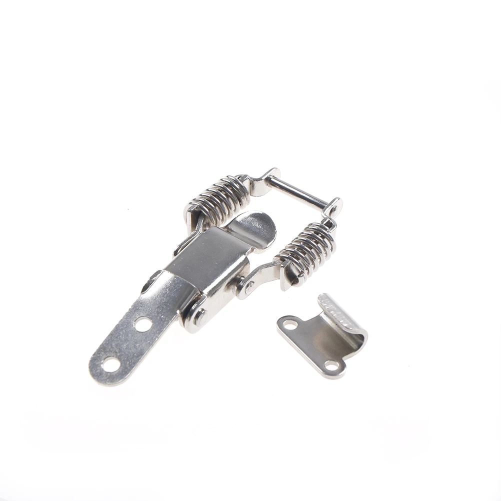 

ZLinKJ Multi-Functional Cabinet Boxes Hasp Lock Spring Latch Catch Toggle Stainless Steel Toggle Latch Catch Hasp