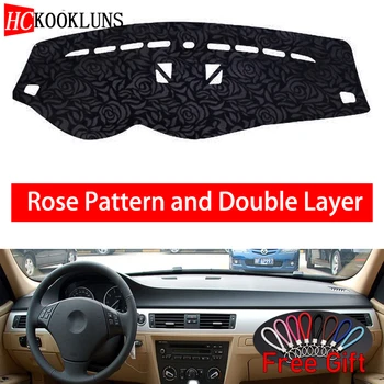 

Rose Pattern For BMW 3 series 3GT 2005 2006-2012 Dashboard Cover Car Stickers Car Decoration Car Accessories Interior Car Decals