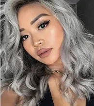 Cinta para extensiones de cabello humano, cinta adhesiva ombré Natural de color negro a gris, doble cara, trama de piel, extensiones de cabello humano