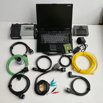 

Full Set Auto Diagnosis tool Scanner for BMW Icom A2 B C MB Star C5 SD connect C5+CF52 8400 4G used laptop Toughbook Harddisk