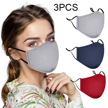 

Unisex Reusable Christmas Party Masks 3pc Printed Funny Face Mask Women Men Dustproof Masque Sep 15th