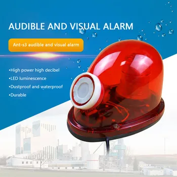 

1Pcs Warning Device Fmd-116 Audible and Visual Alarm Voice Alarm Factory Warehouse Alarm Hoem Security 3.23