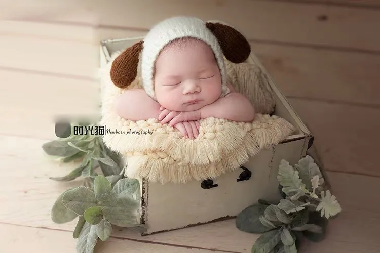 

New Style Photography for Children Pineapple Blanket Props Blanket Baby Photo Shoot Pad Pineapple Decorative Pattern Blanket Mul