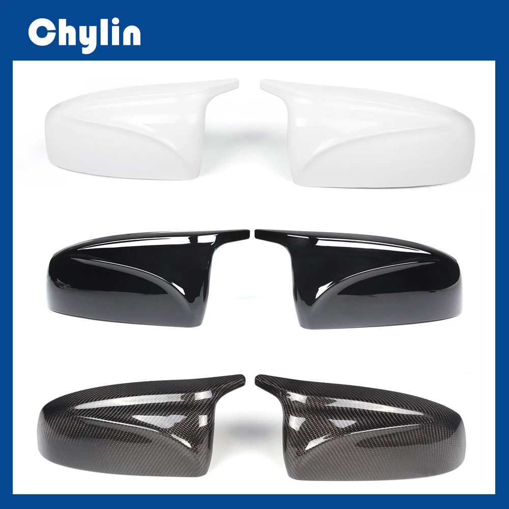 

L&R Mirror cover For BMW X5 E70 X6 E71 ABS/ Carbon fiber Rearview Mirror cover Replacement original For BMW E70 E71 2007-2013