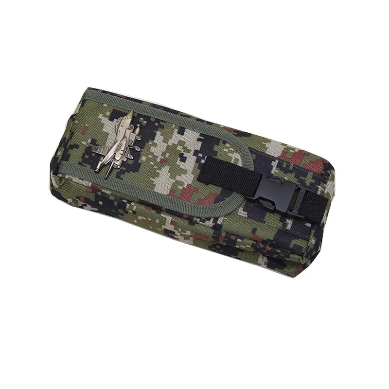 Portable Boys Camouflage Big School Pencil Case Multifunction Large Capacity Pen Box Bag Men Women Travel Accessories Supplies | Багаж и