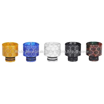 

Wide Bore Snake Skin Resin/Delrin OFRF Gear RTA/Taifun GT3 GT III/Horizontech Falcon 510 Drip Tip Replacement
