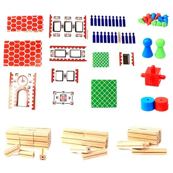 

1 Set Building Cottage Model Miniature Crafting Educational House Puzzle Assembly Building Block Puzzle Toy Kits for Kids Gift