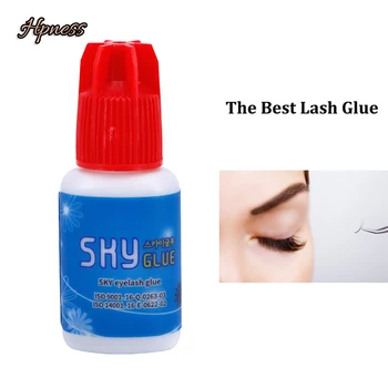 

HPNESS 5ml Eyelash Extension Glue 1-2 Seconds Fast Drying Eyelashes Glue Pro Lash Glue Black Adhesive Retention 6-7 Weeks