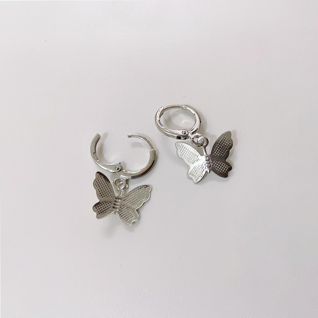 Tassel Butterfly Drop Earrings Silver Color 2020 Fashion Hanging Women Earrings Summer Jewelry Girls GIfts