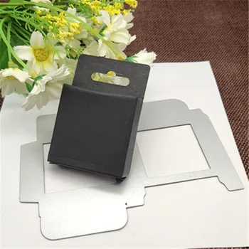 

Small square candy box Metal Cutting Dies Stencils For DIY Scrapbooking Decorative Embossing Handcraft Die Cutting Template