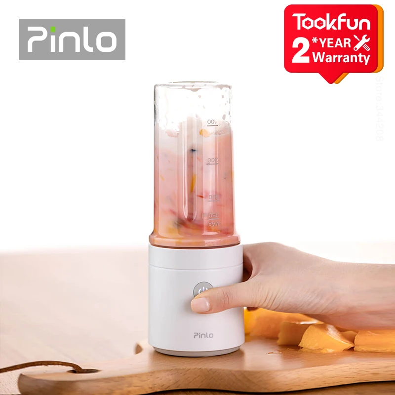 New Pinlo Blender Electric Kitchen Juicer Mixer Portable food processor charging using quick juicing cut off power Fruit Cup 1
