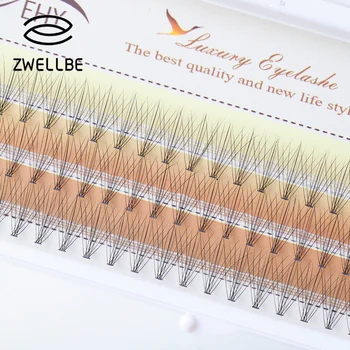 

60 Bundles Natural Mink Eyelash Professional Makeup Individual Cluster EyeLashes Grafting Fake False Eyelashes Extension Cilia