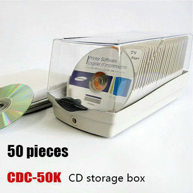 Ausuky портативный Противоугонный замок с емкостью 50 дисков чехол для DVD и CD